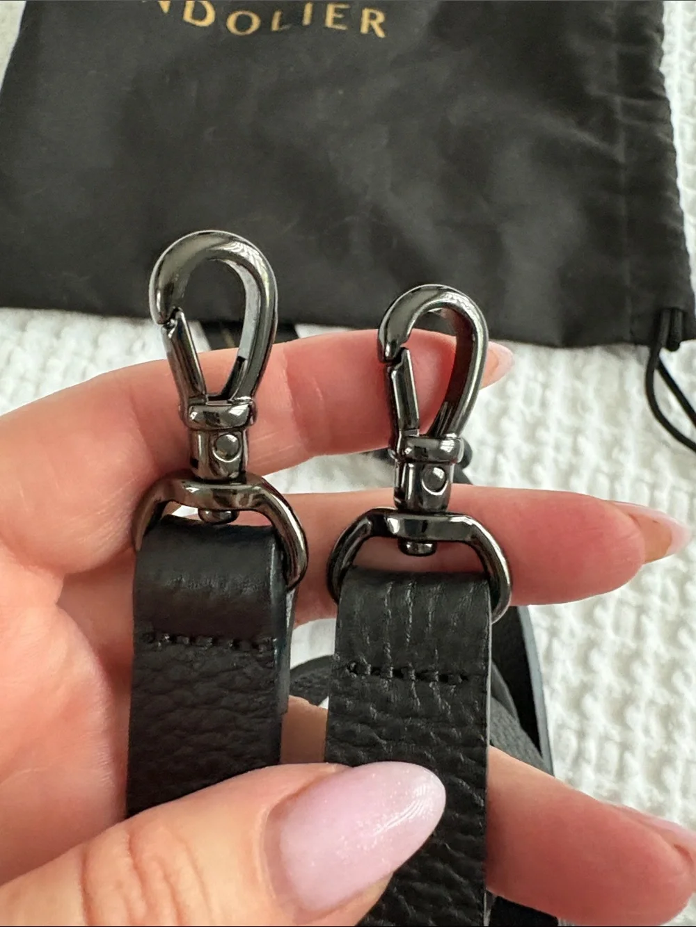 Bandolier adjustable strap
